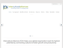 Tablet Screenshot of interculturalalliances.com